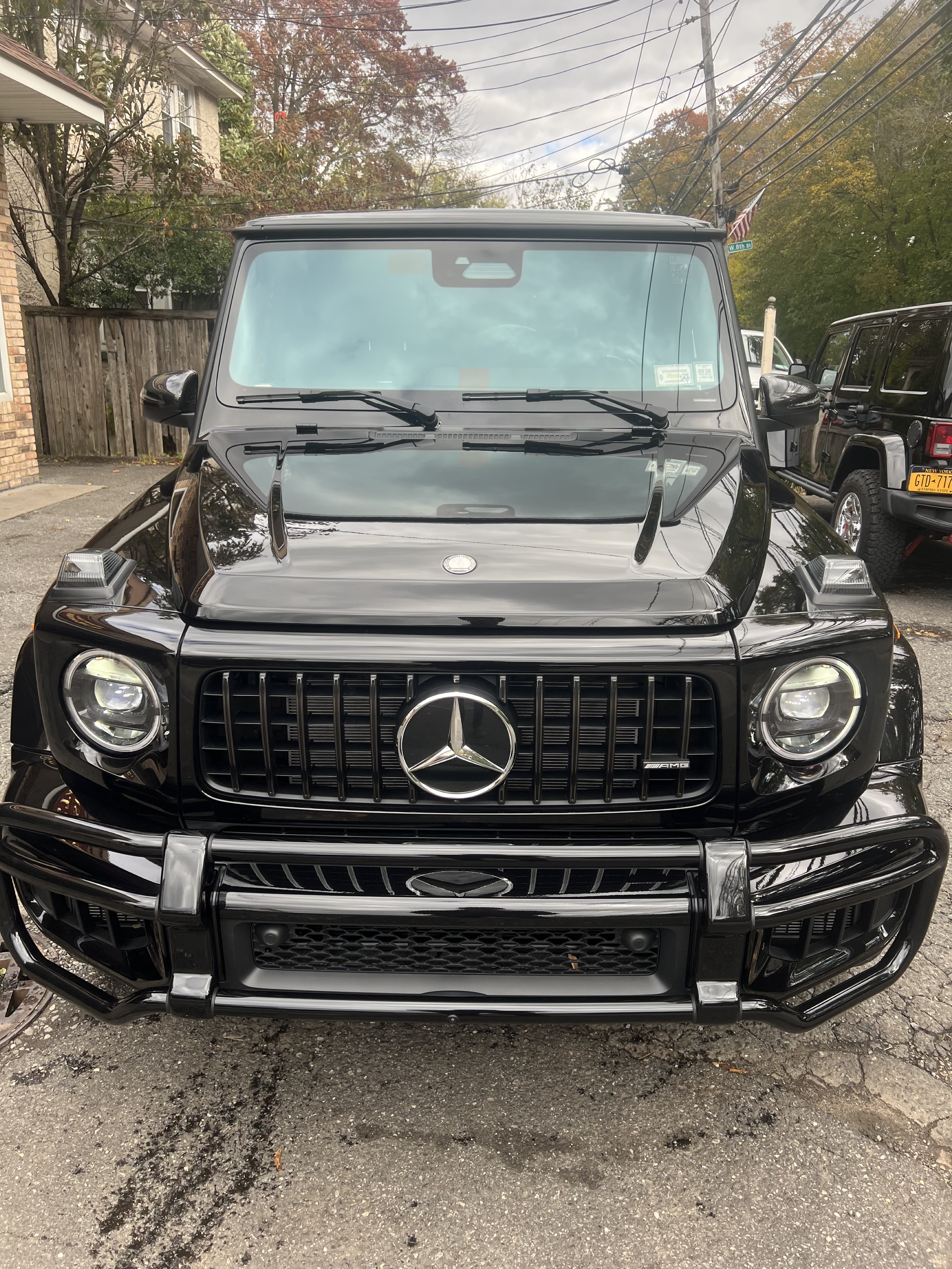G-Wagon with chrome delete at Professional Car Detailing in Locust Valley, NY